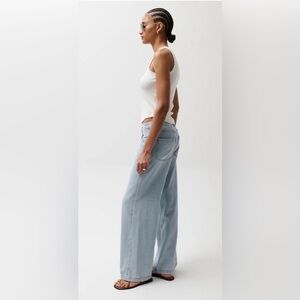 PISTOLA Light Blue (size 27) criss-cross Women's Palazzo style Jeans